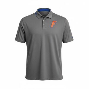 Nike Florida Gators Polo Grey Blue Orange Mens XXL Collegiate Golf Casual‎